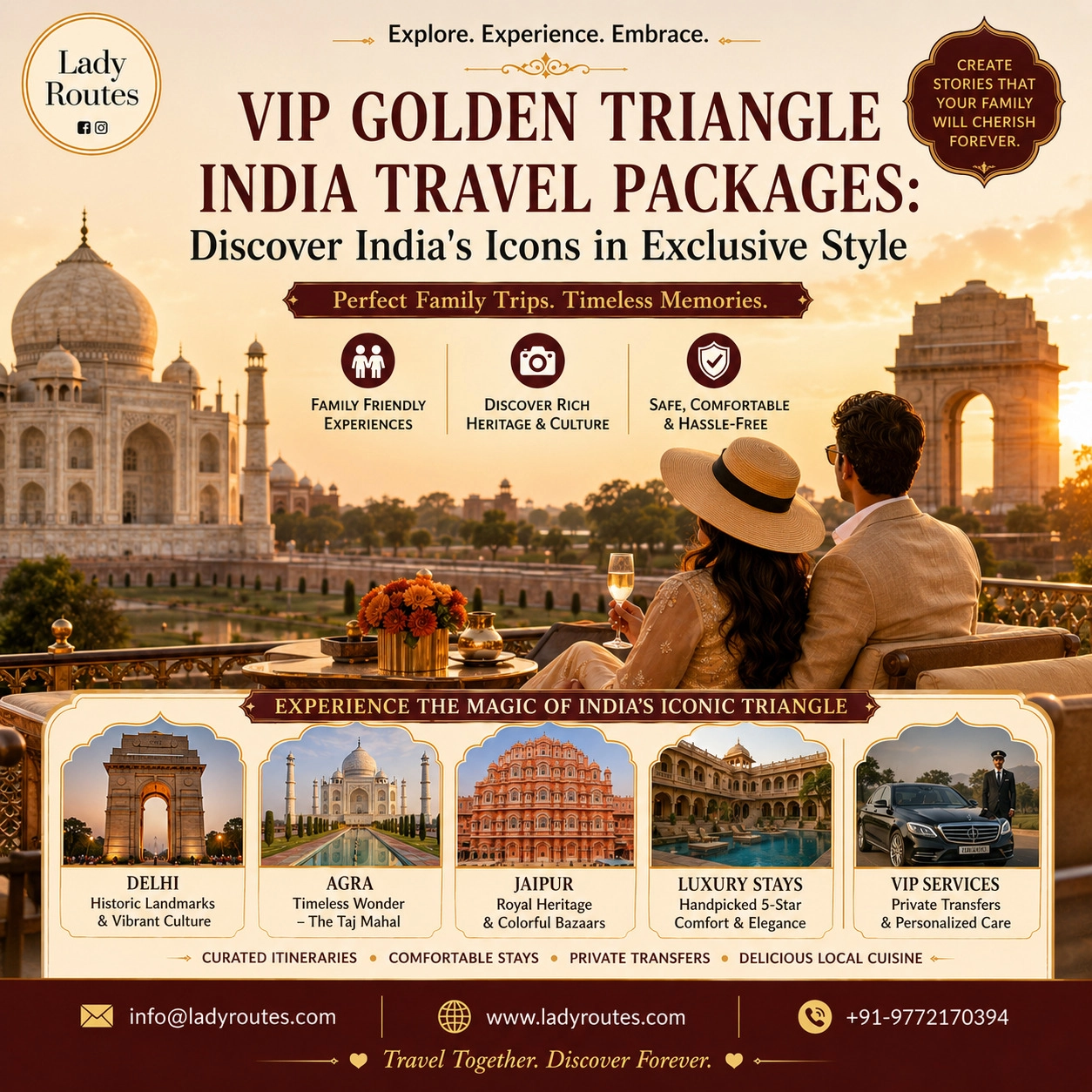 VIP Golden Triangle India Travel Packages: Discover India's Icons in Exclusive Style